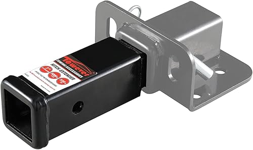 Miniatura 7 de 84332P Towever - Extensores de tubo receptor de extensión de enganche de 2 pulgadas, 7 pulgadas de largo, con pasador de enganche de 5/8 pulgadas