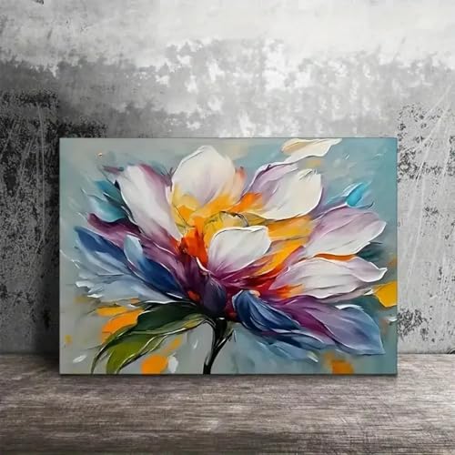 Aquarelle florale tableau pour salon moderne XINBAO, grande impression sur toile 50x70 cm