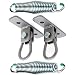 Barn-Shed-Play Snap Hook Hangers and Springs Porch Swing Hanging Kit
