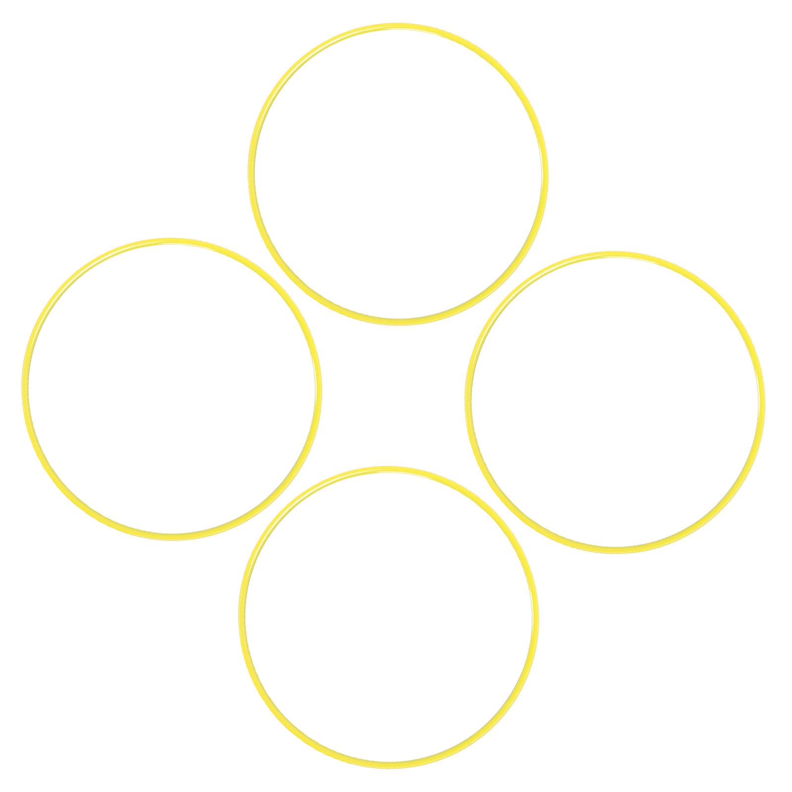 4Pcs Wheel Rim Protector Scratch Self Adhesive Wheel Rim Guard Trim Rings Universal for 18 Inch Hub Yellow