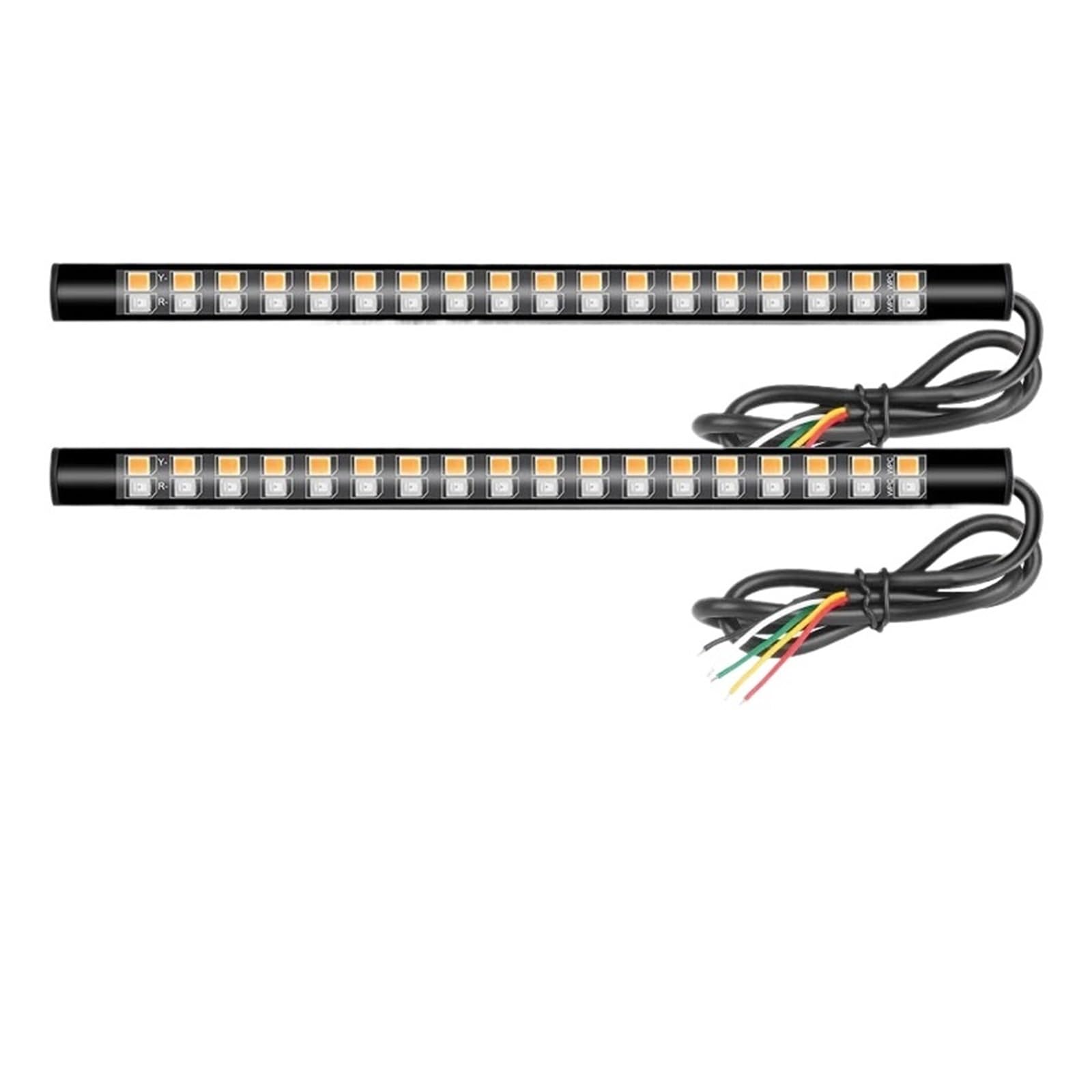 Luz trasera de freno para motocicleta 12V con intermitente de flujo 8