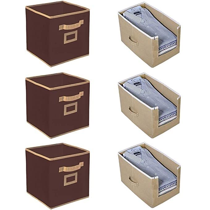 JUST ONE CLICK SOLUTION Foldable Storage Box for Toys with Handle