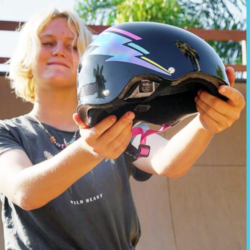 Image of Triple Eight Certified Sweatsaver Helmet for Skateboarding, BMX, Roller Derby, Roller Skating, Inline Skating, Scooter and Bike | bike-helmets