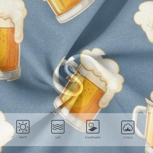 Toddler Girl Briefs, Cartoon Beer Mugs Girls Underwear Cotton, 2T–8 Years3