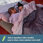 Klymit Drift Camping Pillow, Shredded Memory Foam Travel Pillow with Reversible Cover for Outdoor Use, Green, Large - Image 5