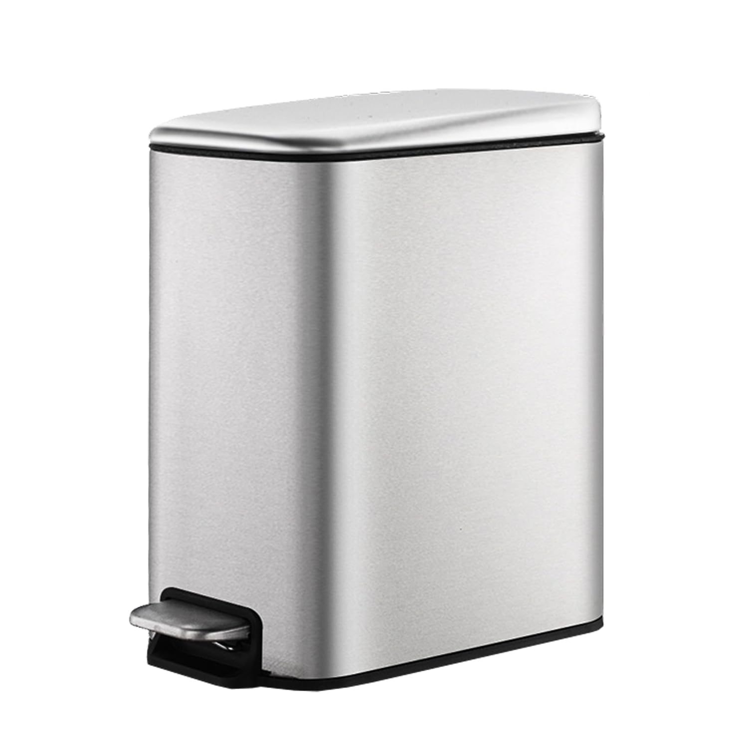 蓋付き 小型ゴミ箱 スリムなゴミ箱 5L ステンレススチール Amazon｜Smartbin 5L ステンレス製ゴミ箱 スリム 5リットル蓋つき