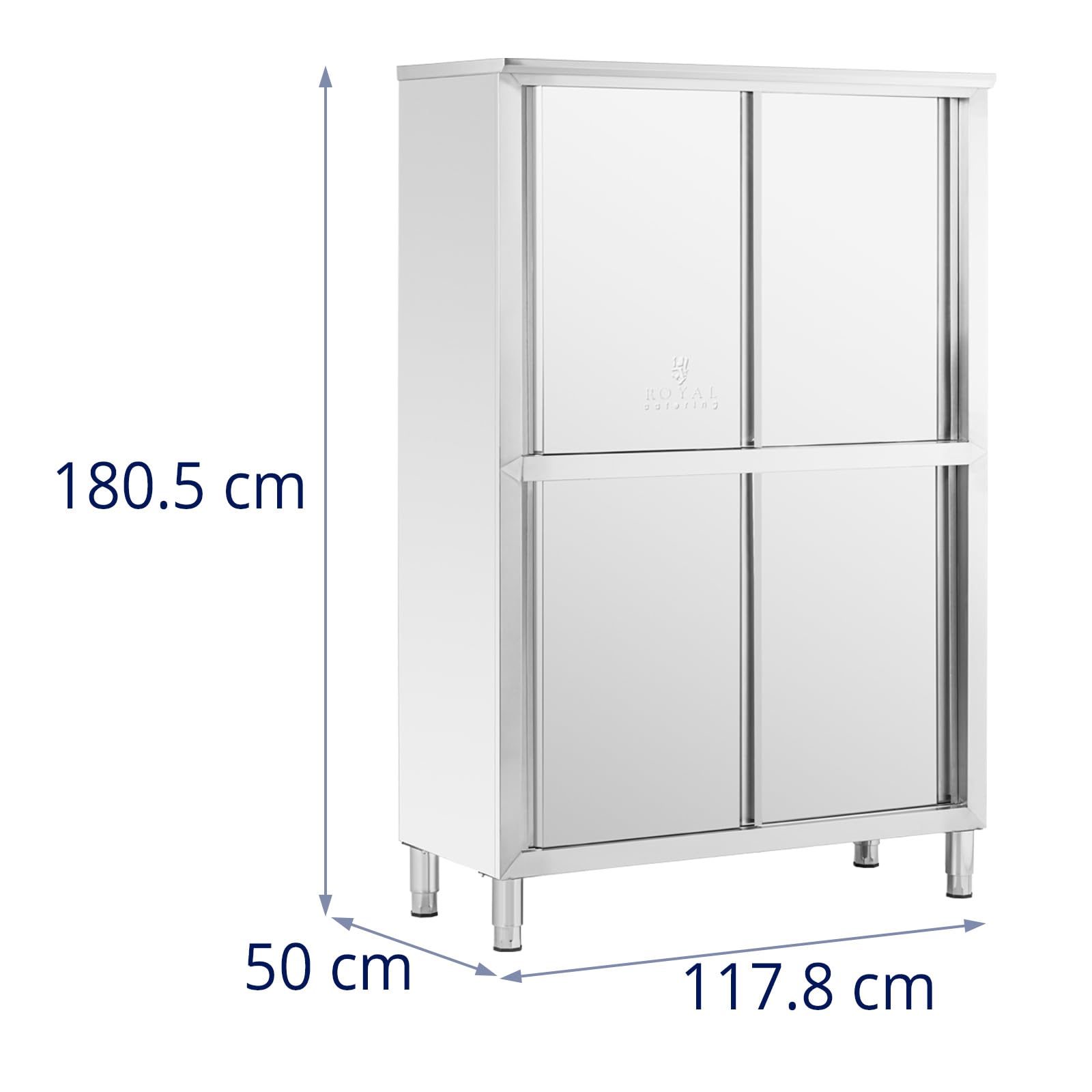 Royal Catering - RCGE-120 - Armadietto per stoviglie - altezza 180 cm
