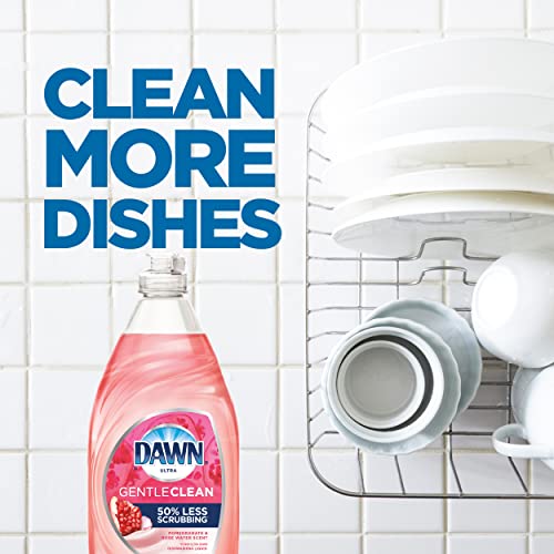 Image of Dawn Ultra Gentle Clean Dishwashing Liquid Dish Soap, Pomegranate & Rose Water Scent, 24 fl oz