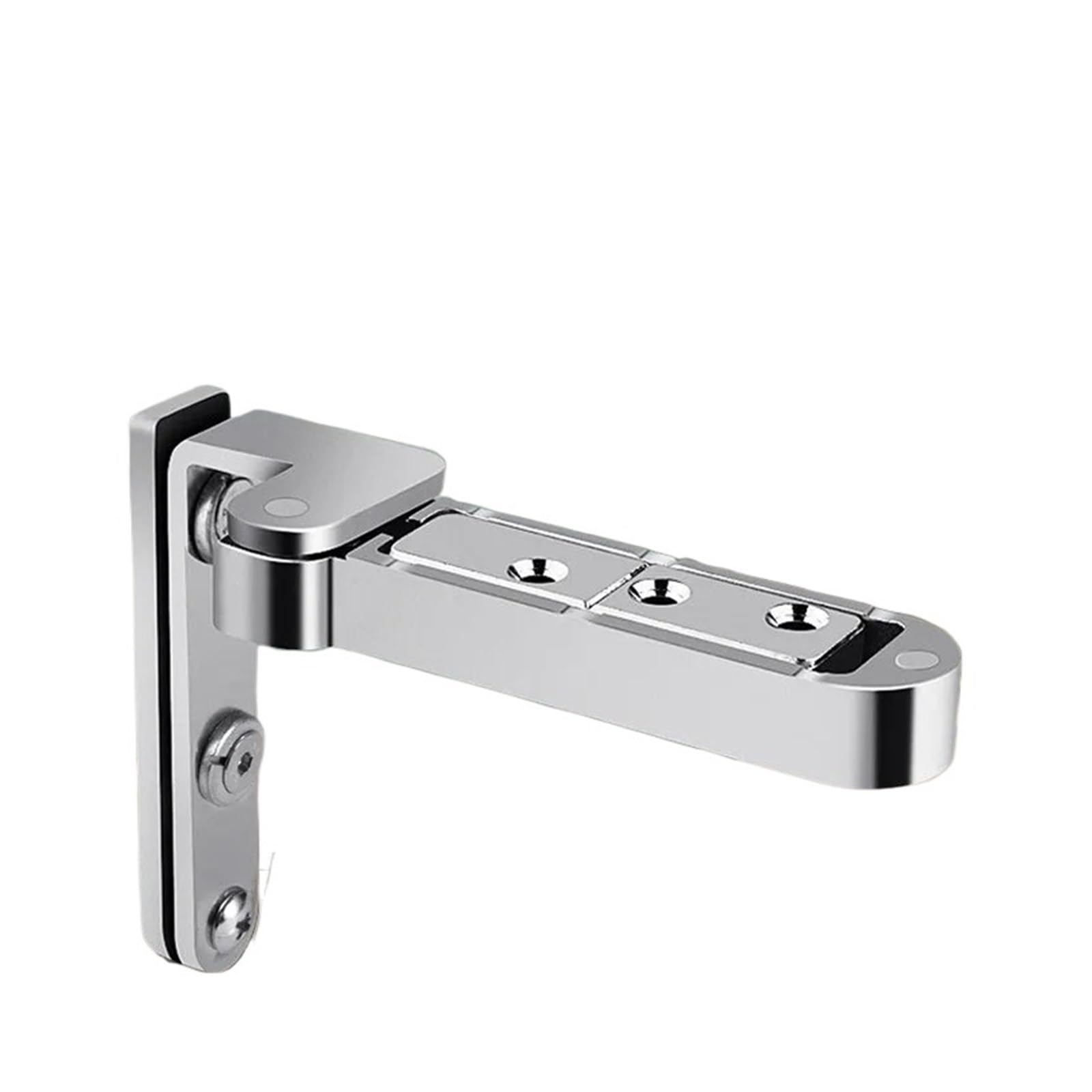 CLEUFWKO Indoor Swing Shaft Wooden Door Adjustable Swivel Pivoting Hinge Adjustable Invisible Self Hinge Conceal Wood Door Hinge(WXXCT3-32DP)