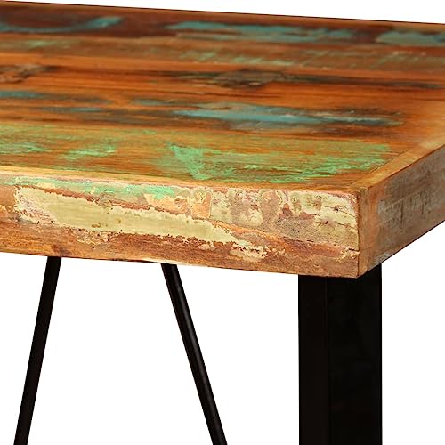 Mesa alta de bar y taburetes de madera maciza estables para solucionar la falta de espacio 5