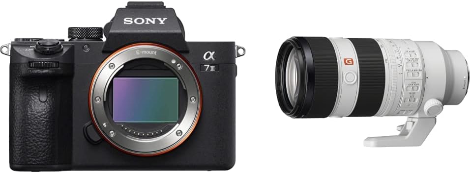 Sony a7 III ILCE7M3/B Full-Frame Mirrorless Interchangeable-Lens Camera with 3-Inch LCD, Black & FE 70-200mm F2.8 GM OSS II Full-Frame Constant-Aperture telephoto Zoom G Master Lens (SEL70200GM2)