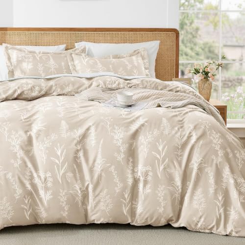 MUXHOMO Floral Duvet Cover