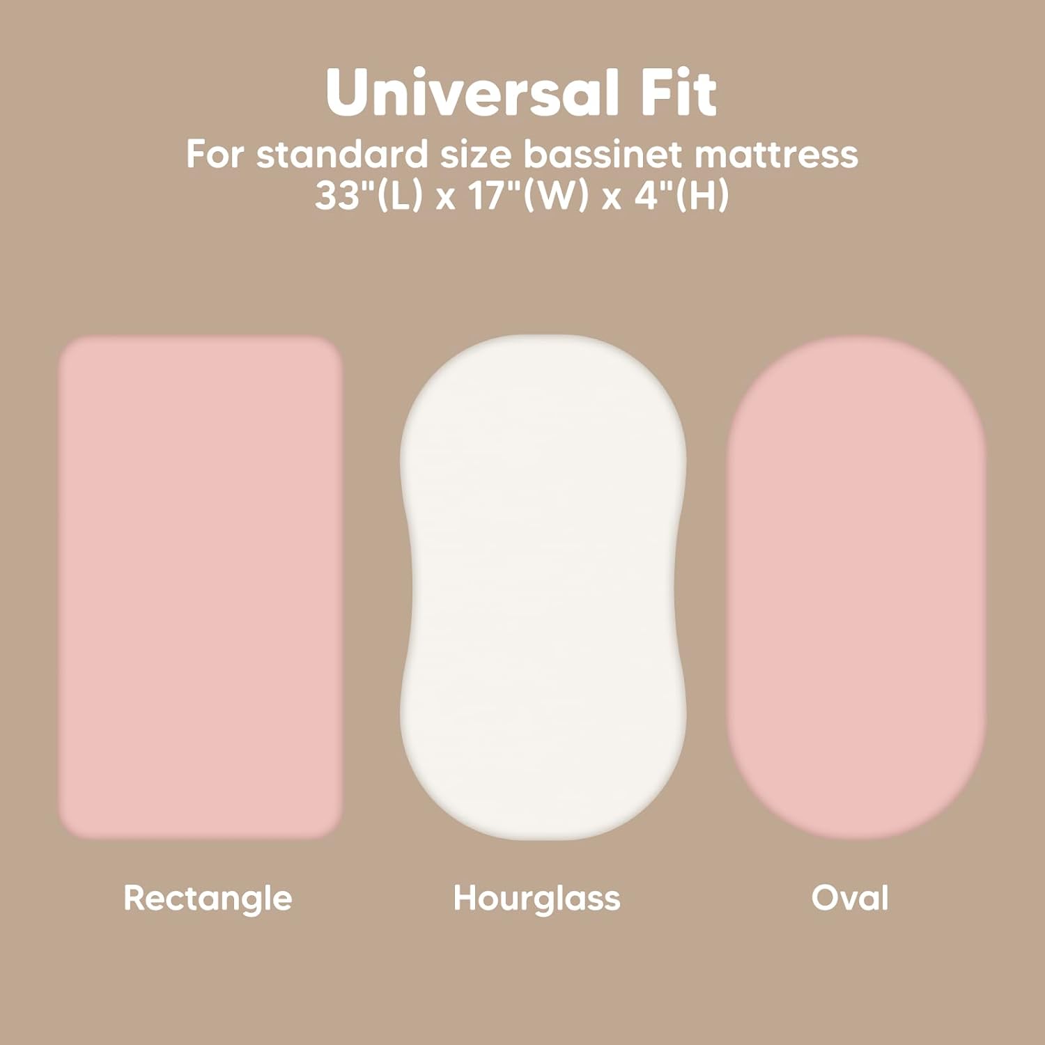 Keababies 2-Pack Bassinet Sheets for Girls, Boys and 2-Pack Crib Sheets for Boys, Girls - Bassinet Mattress Sheets Compatible with Halo Bassinest Swivel Sleeper - Fitted Baby Crib Sheets for Toddlers