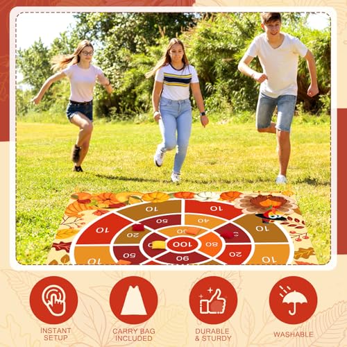 Arrowbash Fall Thanksgiving Bean Bag Toss Game for Kids & Family, 4.9ft - image 5