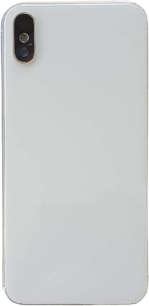 Smartex® Back cover Housing + Frame compatibile with iPhone X, Silver - Image 4