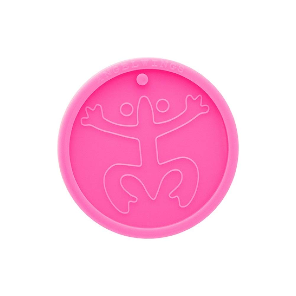 Angel Wings Shiny Glossy Making Keychain Polymer Clay Mold Necklace Epoxy Jewellery Silicone Mold Resin Crafting molds for Keychains Mold