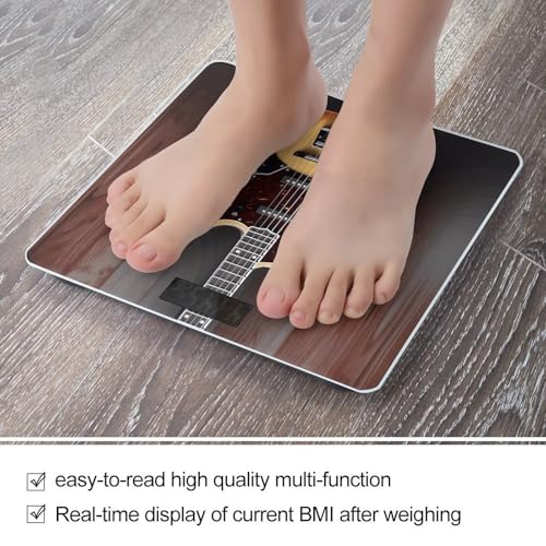 Báscula Digital para Baño con Vidrio Templado y Display LCD miniatura 5