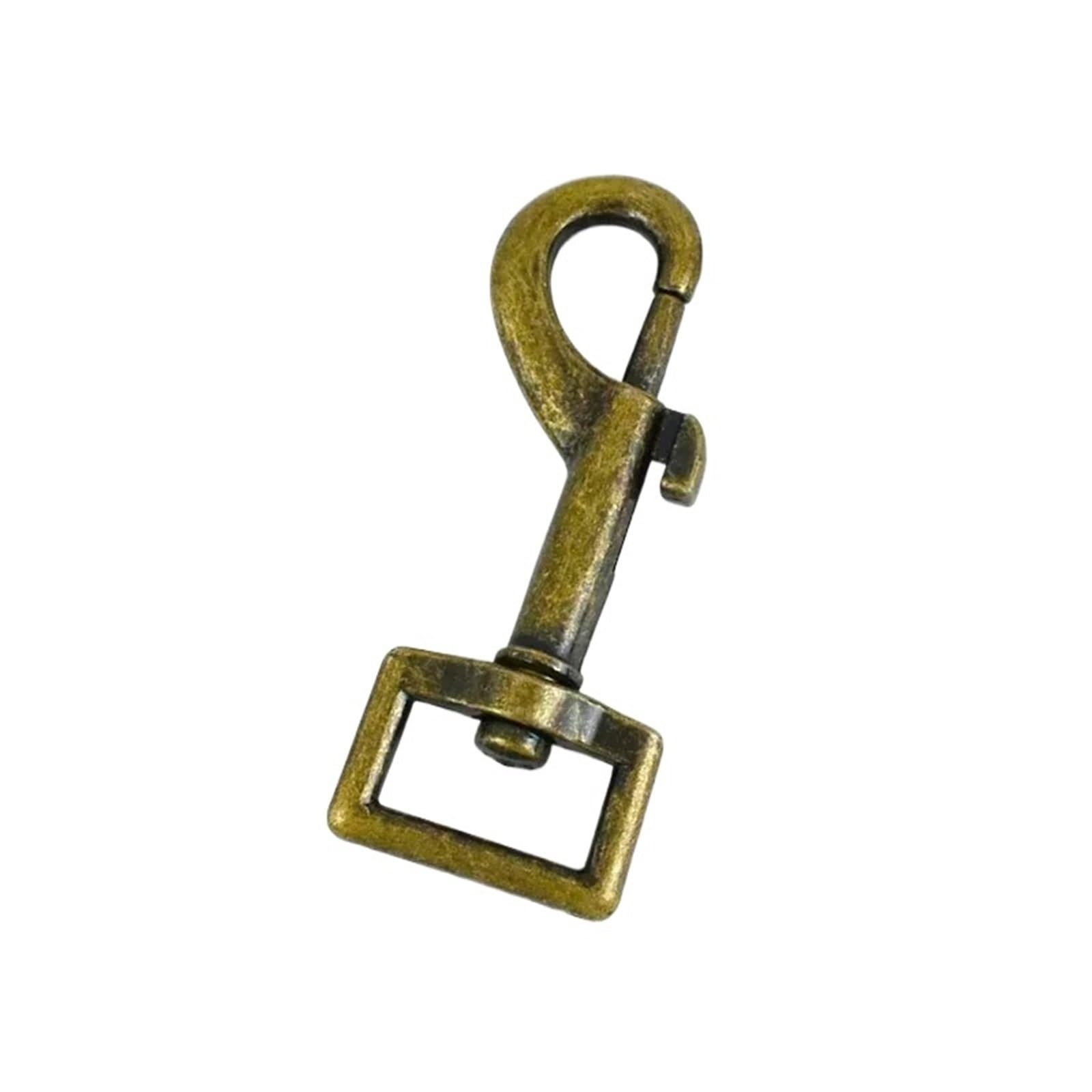 Cigpklo Bronze Swivel Snap Hooks 5/10/20Pcs 15-25Mm Metal Buckles For Straps Swivel Lobster Clasp Hooks Carabiner Snap Hook Dog Collar(,25Mm-20Pcs)
