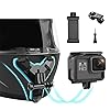 Like Star Multipurpose Helmet Chin Strap Mount with Mobile Holder Clip & Screw Compatible with All Smart Phones Go pro Hero 9/8/7/6,SJCAM, Yi, DJI Osmo Action & Other Action Cameras #3