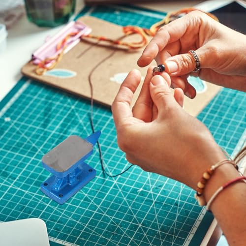 Yunque de cuerno mini de hierro de 1lb con base reutilizable para modelado preciso de joyería 5