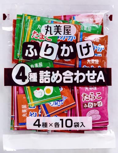 丸美 屋 食品 工業 フーズ 業務用 ふりかけ 4種 詰め合わせ A 2.5g × 40食入