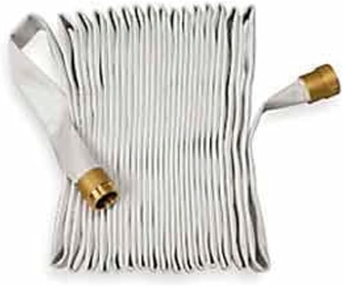 Moonflex Fire Hose Rack & Reel - 500 PSI - 1-1/2 in. X 50 Ft - Brass Coupling