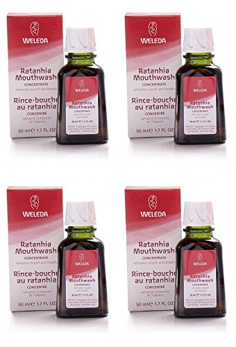 (4er BUNDLE) | Ratanhia Mouthwash | 50ml - Weleda
