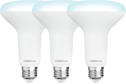 Miniatura 15 de Bombilla LED BR30, luces de inundación regulables para interiores CRI80 7 W equivalente a 65 W 2700 K, blanco suave, 650 lúmenes, bombillas Blanco