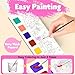 FQKIOMY Water Coloring Book,Paint with Water Books for Kids Ages 3-5,Watercolor Painting Book for Toddlers 4-6,Creative Arts and Crafts & Airplane Travel Essentials for Boys Girls