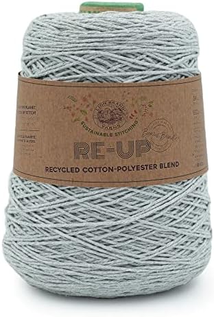 Lion Brand Yarn Re-Up Bonus Bundle Garn – 70% Recycelte Baumwolle, 30% Recyceltes Polyester, 600m, CYC #4