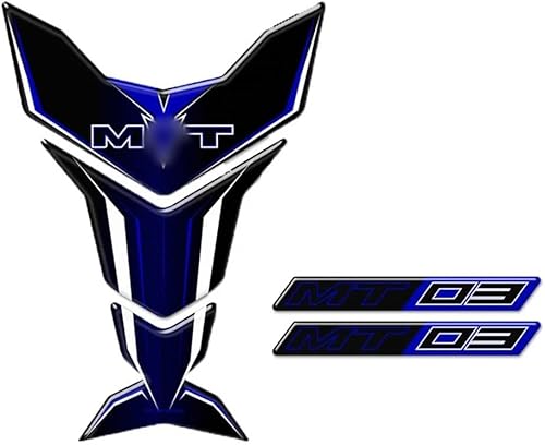 Miniatura 3 de Adhesivo para almohadilla de tanque, protector de carenado, motocicleta para Ya&maha MT03 Fuel Knee 2018 2019 2020