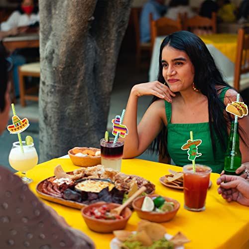 Set de 32 pitillos de papel decorativos para fiesta miniatura 7