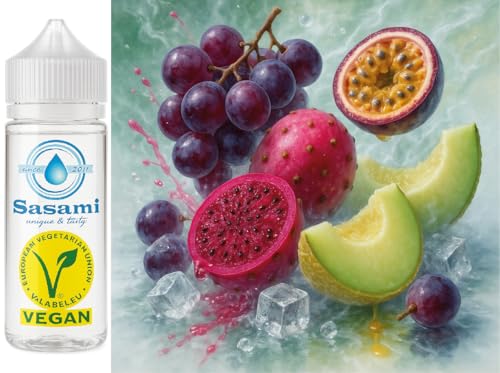 Arôme Ice Sasami liquide DIY raisin cactus fruit de la passion melon