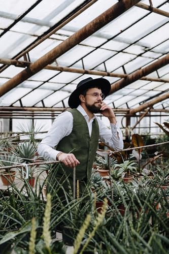 SHUZHXLZANGY Men's 3 Piece Summer Linen Suits for Men Slim Fit Casual Suit for Beach Wedding Suits Prom Suits Formal Business3