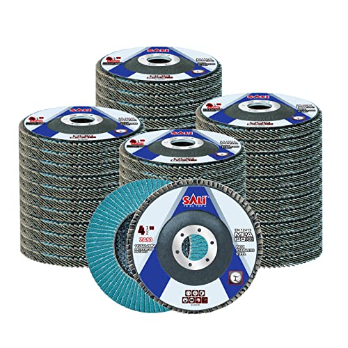 Disques de ponçage grain 80 Sali en zirconium pour meuleuse d'angle 11,4 cm