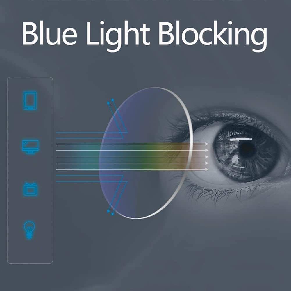 Gafas de Lectura Bifocales con Bloqueo de Luz Azul,Gafas de Lectura Modernas de Medio Mpara Hombre,Gafas de Lectura de Doble Uso para Cerca Y Lejos/3