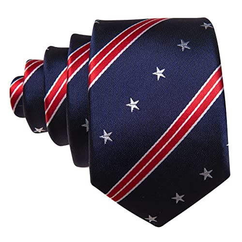 Image of Barry.Wang Boys Ties School Pre-Tied Kids Necktie Handkerchief Clip Set Uniforms Child Ties for 8-14 Years Wedding Party