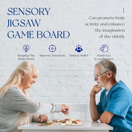 Silicone Shape Puzzles for Dementia, Alzheimers Activities & Fidget Toys for Elderly, Cognitive Matching Games, Stimming Toys for Autism Adults, Gift Toys for People with Alzheimers - Image 7