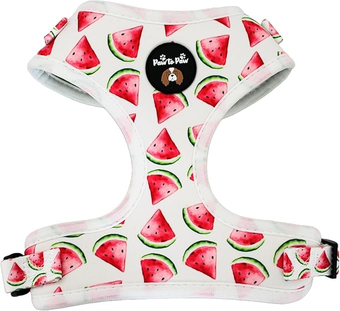 Adjustable dog harness/Watermelon/car suitable/for no pulling XXS- Medium (Small), white - Image 2