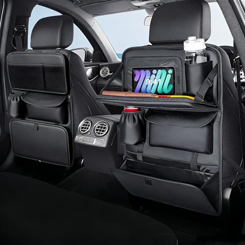 Coverado Backseat Car Organizer 2 Packs, Nappa Leather Car Seat O...