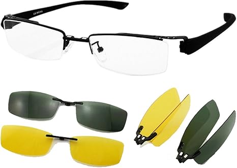 Clip on sunglasses for rimless glasses Clearance