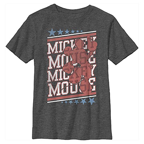 T-shirt Mickey Disney gris anthracite taille XS pour garçon