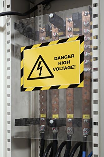 Durable 4944130 Ramka informacyjna Duraframe Security (A4, samoprzylepna z magnetycznym zamknięciem), 2 sztuki, kolor żółto-czarny