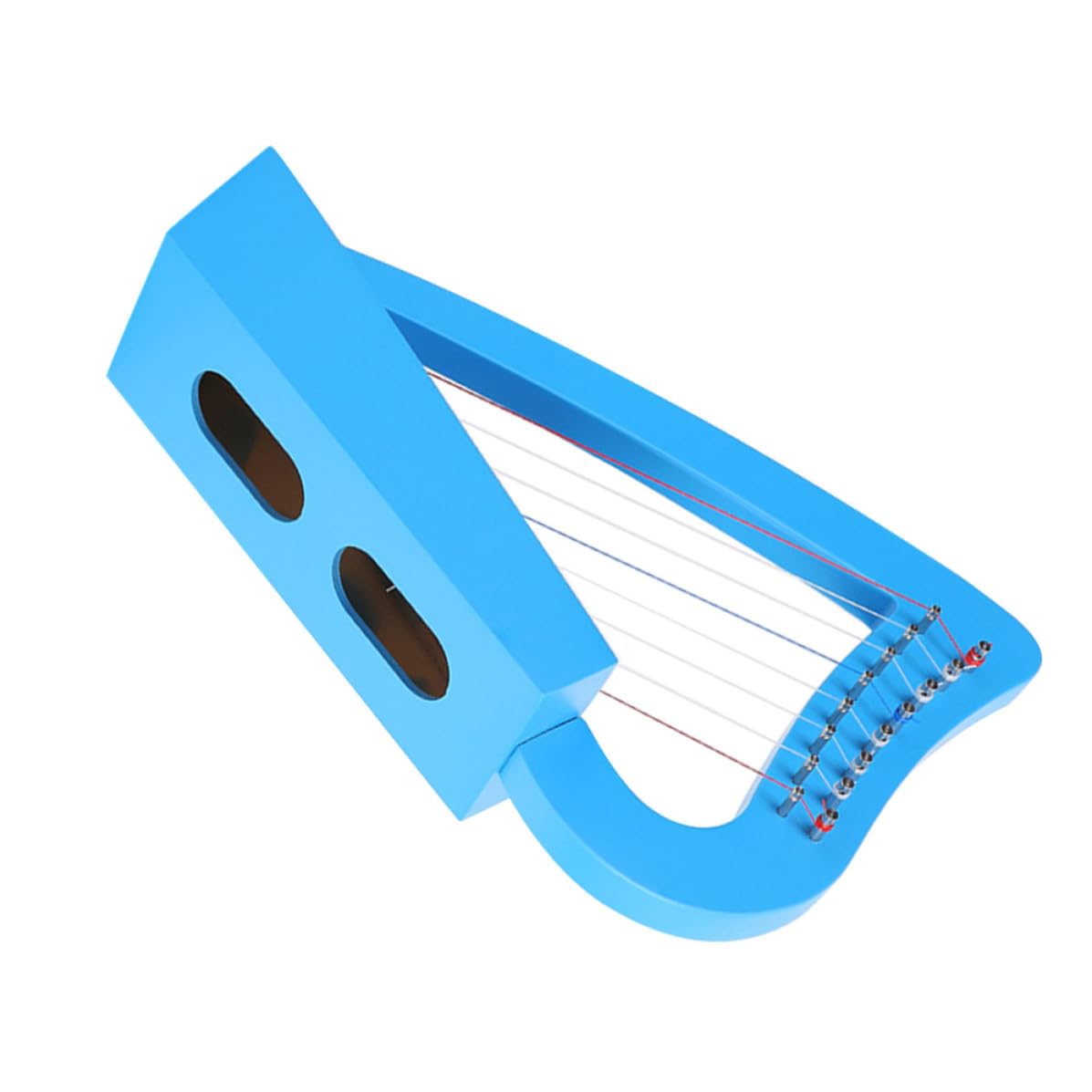 Housoutil Lira Classica a 8 Corde in Legno Portatile e Leggera, Strumento Musicale per Principianti Adulti, per Piccoli Spettacoli e Riunioni Familiari