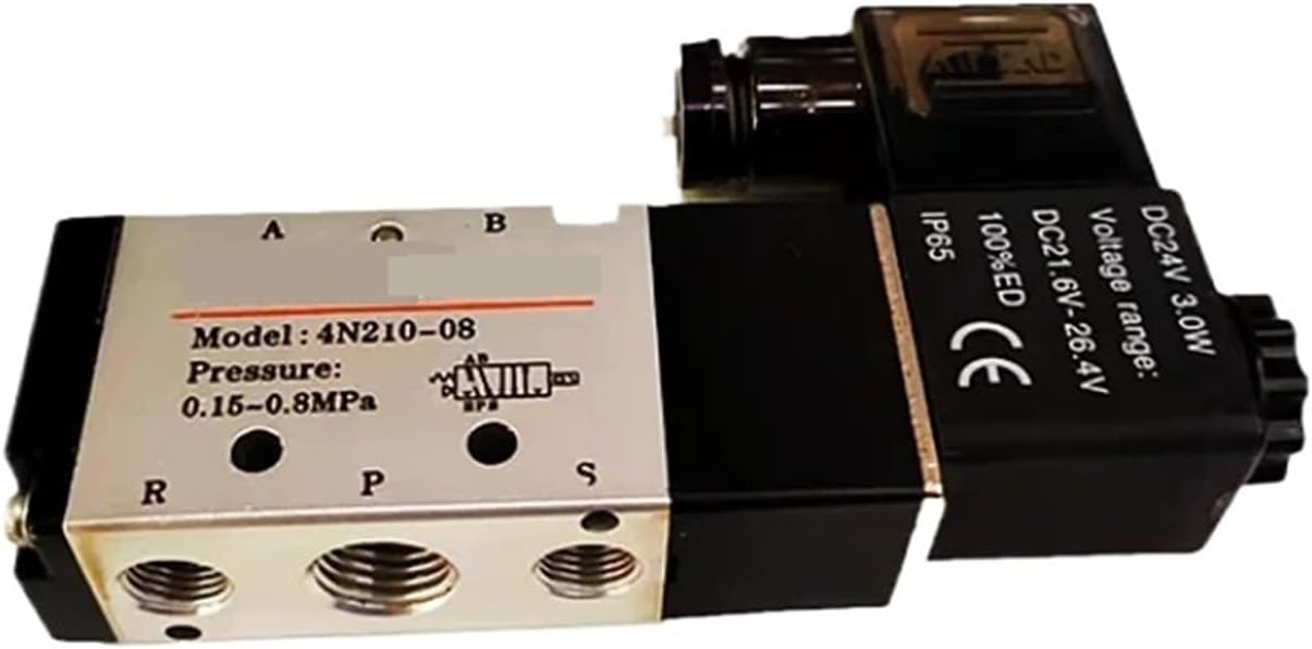 Two position five way solenoid valve 4N210-08 DC24V