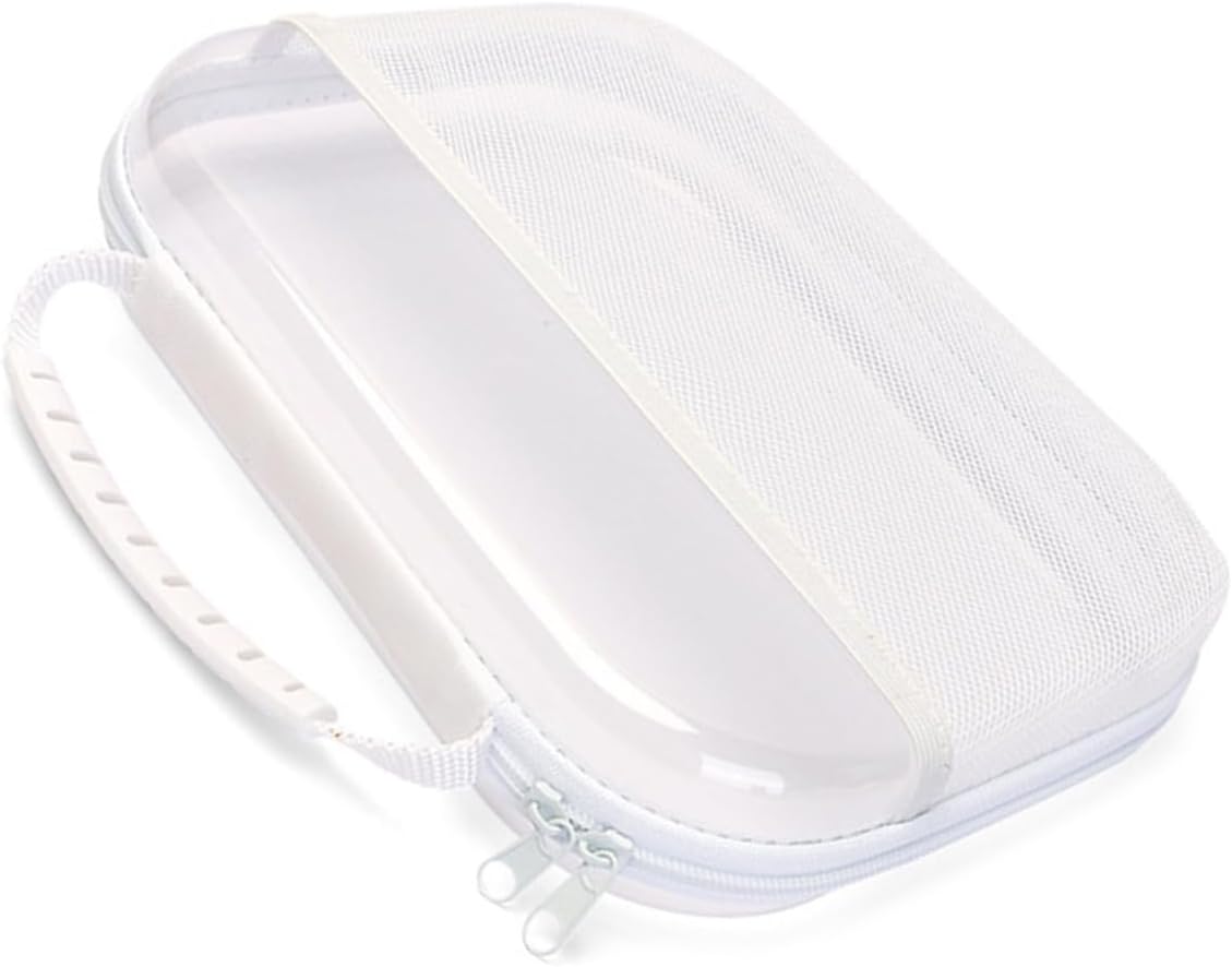 Hard Shell Bag with Transparency View Zippered Clothing Bedding Storage Container Breathable Toiletry Organiser Meshes Bag