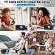 Wholede DAB+/FM Radio mit Bluetooth, Digital Radio Küchenradio DAB Plus Radio mit Fernbedienung Küchenradio Radiowecker mit Sleeptimer Alarm Snooze - USB/Aux-In, Schwarz (Schwarz)