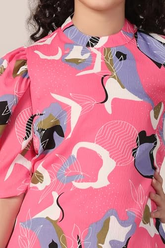 Image of Fashion Dream Girl's Cotton Blend Printed Clothing Set|Casual Wear|Two-Piece Set|Coordinate Outfit for Girl