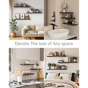 Baykafloatingshelvesforwall225incheswallmountedrusticwoodshelvesforbathroombedroomlivingroomfloatingshelvesforbooksstoragedecorwith22lbscapacityblacksetof3 Urban Country Home Decor Bayka floating shelves for wall 225 inches wall mounted rustic wood shelves for bathroom bedroom living room floating shelves for booksstoragedecor with 22lbs capacityblackset of 3 urban country home decor