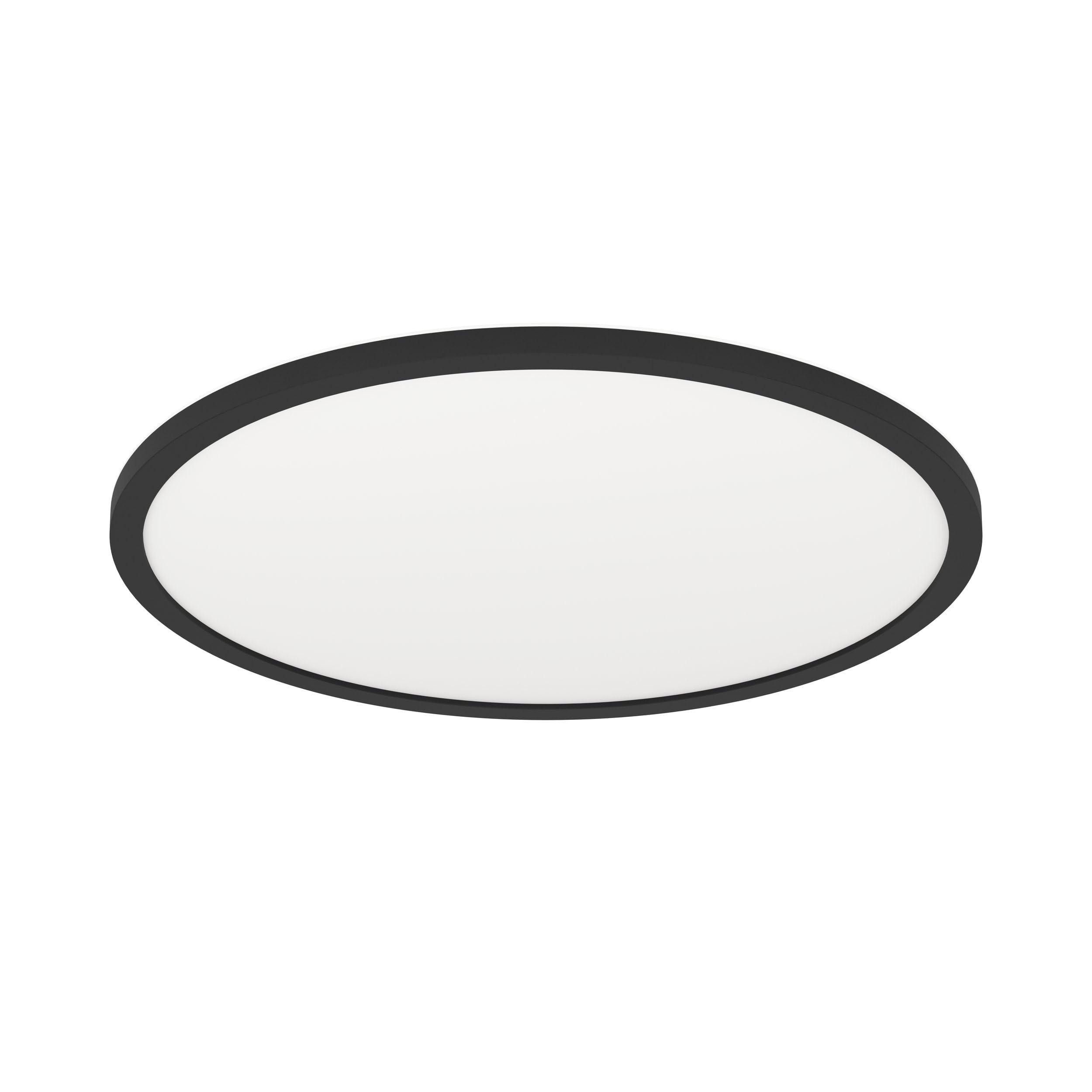 Eglo Connect.z Smart Home LED Ceiling Light Rovito-Z, Ø 16.5 inches, Lighting with app and Voice Control Alexa, White tunable Lights (Warm - Cool White), RGB Backlight, dimmable, Black